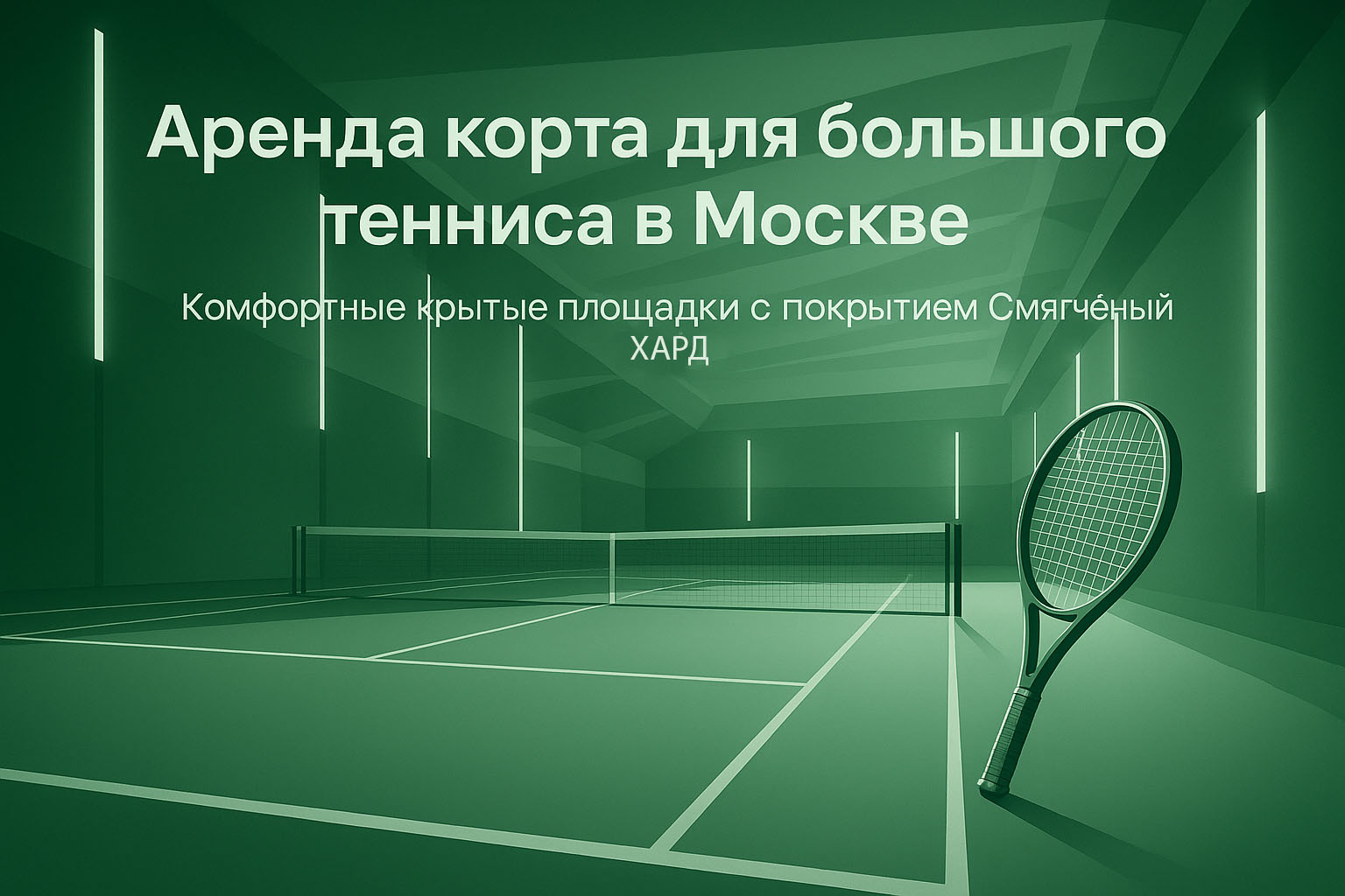 аренда теннисного корта в Москве